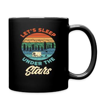 Caravane de vacances Camping-car camping-car - Mug uni - noir - Droite