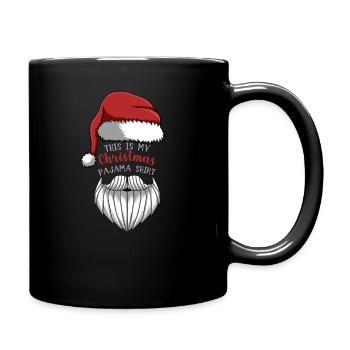 This Is My Christmas Pajama Outfit - Full Colour Mug - black - Right