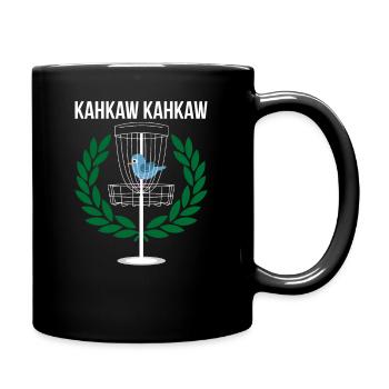 Disc Golf Birdie - Tasse einfarbig - Schwarz - Rechts