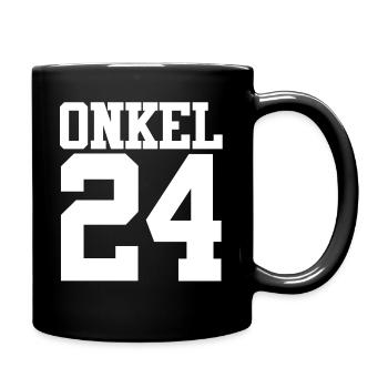 Werdender Onkel 2032 - Tasse einfarbig - Schwarz - Rechts