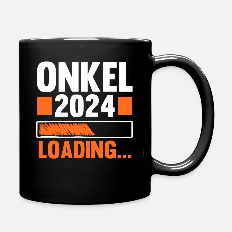 Werdender Onkel 2038 - Tasse einfarbig - Schwarz