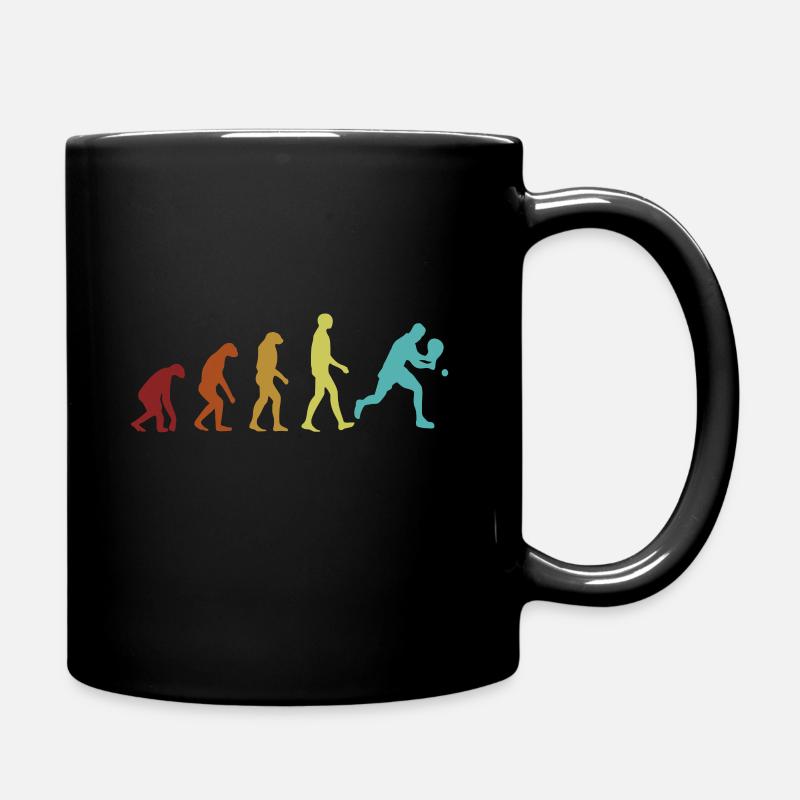 Padel Evolution Platform Tennis Paddleball Padel - Full Colour Mug - black
