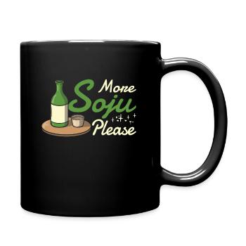 Soju Korean Wine Drink Corée - Mug uni - noir - Droite