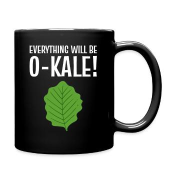 Gemüsekohl Wortspiele Bauer - Tasse einfarbig - Schwarz - Rechts