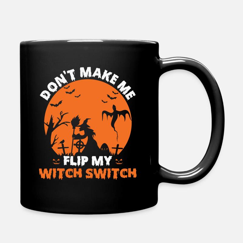 Magisches Halloween-Hexe-Design: Witch Switch! - Tasse einfarbig - Schwarz