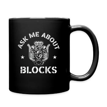 Muscle Car Enthusiast Car Guy Classic Cars Lover - Full Colour Mug - black - Right