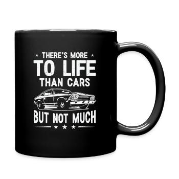 Muscle Car Enthusiast Car Guy Classic Cars Lover - Full Colour Mug - black - Right