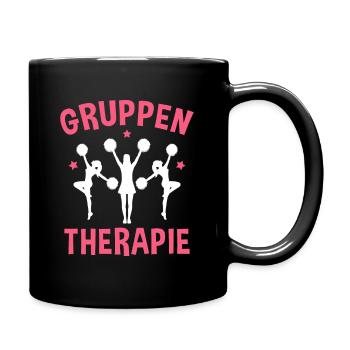 Cheerleading Choreografien Akrobatik Cheerleader - Tasse einfarbig - Schwarz - Rechts