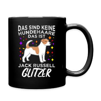 Das Sind Keine Hunde Haare Das Ist Jack Russell Gl - Tasse einfarbig - Schwarz - Rechts