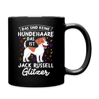 Das Sind Keine Hunde Haare Das Ist Jack Russell Gl - Tasse einfarbig - Schwarz - Rechts