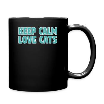 Maine Coon Domestic Cat Shorthair Siamese Cat Cat - Full Colour Mug - black - Right
