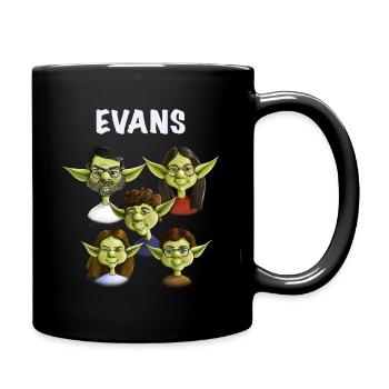 Famille Evans korrigan - Mug uni - noir - Droite