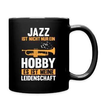 Jazz Tänzer - Tasse einfarbig - Schwarz - Rechts
