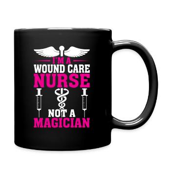 Je suis une infirmière spécialiste des plaies, pas une sorcière - Mug uni - noir - Droite
