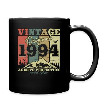 Original 1994 Vintage Birthday Retro - Full Colour Mug - black - Right