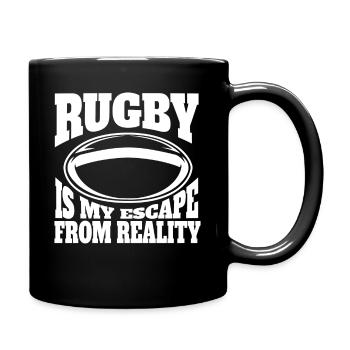 Cadeau de rugby Entraîneur de rugby Équipe de rugby Joueur de rugby - Mug uni - noir - Droite