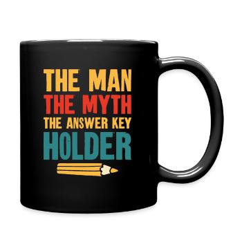 Test Day Teacher Testing Day School Staar Test - Full Colour Mug - black - Right