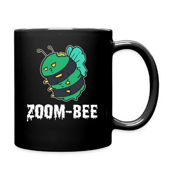 Zoom-bee Bienen Imker - Tasse einfarbig - Schwarz - Rechts
