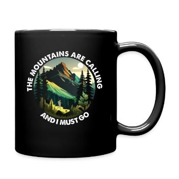 Dicton de feu de camp de camping - Mug uni - noir - Droite