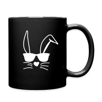 Lunettes de soleil de Pâques Hip - Mug uni - noir - Droite