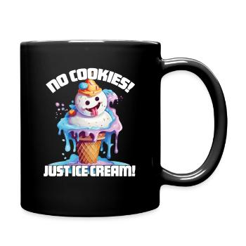 Christmas in July Snowman Ice Cream - Full Colour Mug - black - Right
