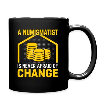 Collection numismate de collectionneur de pièces de monnaie - Mug uni - noir - Droite