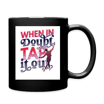 En cas de doute, tapez-le, claquettez - Mug uni - noir - Droite
