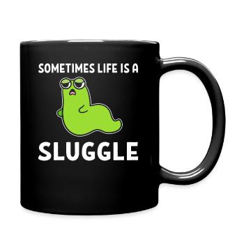 Lustiges Slug Wortspiel Zoologe - Tasse einfarbig - Schwarz - Rechts