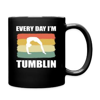 Every Day I'm Tumblin Turner Trainer - Tasse einfarbig - Schwarz - Rechts