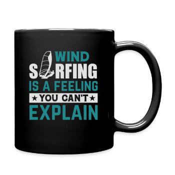 Windsurfing, Panama City, Surfing, Surfing, Beach - Full Colour Mug - black - Right