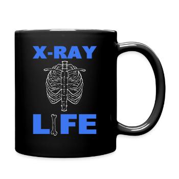 X-ray Life Radiologie -Techniker - Tasse einfarbig - Schwarz - Rechts