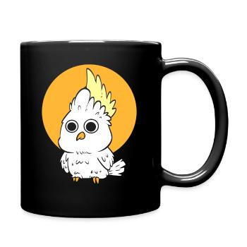 Netter Kakadu Veterinäriner -Tierarzt - Tasse einfarbig - Schwarz - Rechts