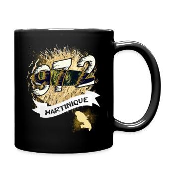 schöne Idee eines originellen Geschenks aus Martinique - Tasse einfarbig - Schwarz - Rechts