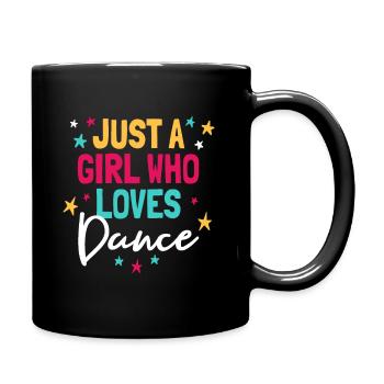 Je ne suis qu’une fille qui aime la danse Cute Dance Student - Mug uni - noir - Droite
