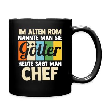 Arbeit Kollegen Büro Teamleiter Führungskraft Chef - Tasse einfarbig - Schwarz - Rechts