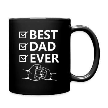 Meilleur papa de tous les temps - Mug uni - noir - Droite