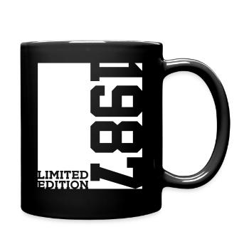 39TH BIRTHDAY LIMITED EDITION 1987 - Full Colour Mug - black - Right