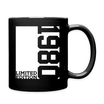 46TH BIRTHDAY LIMITED EDITION 1980 - Full Colour Mug - black - Right