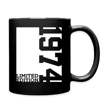 52ND BIRTHDAY LIMITED EDITION 1974 - Full Colour Mug - black - Right