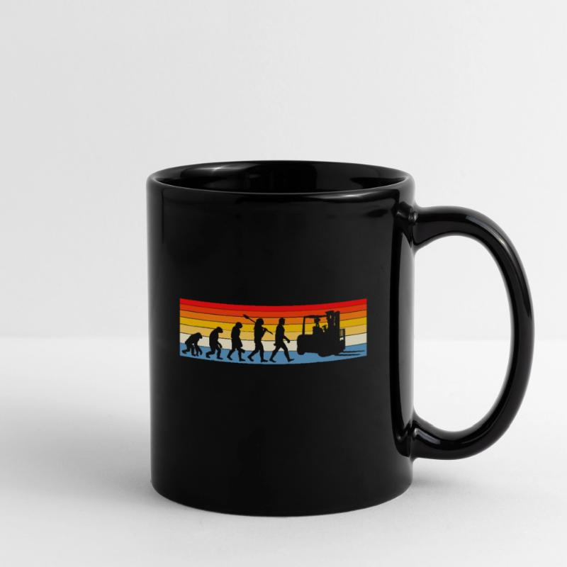 Forklift Evolution Forklift Operator Warehouse Full Colour Mug