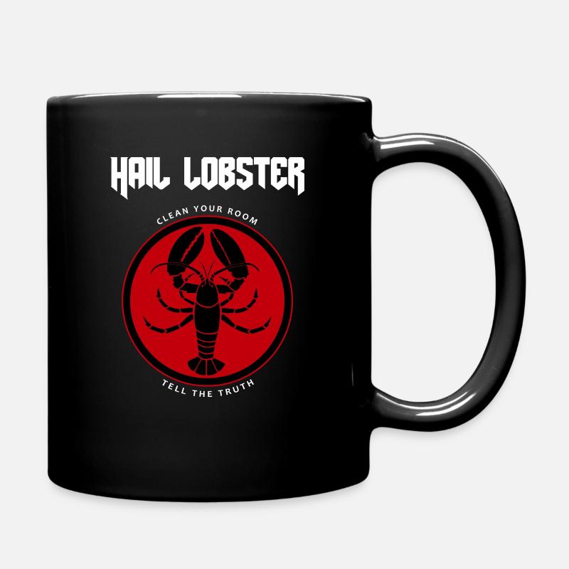 Hail Lobster satire design, Jordan Peterson - Mug uni - noir