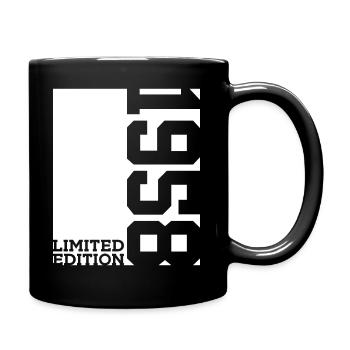68TH BIRTHDAY LIMITED EDITION 1958 - Full Colour Mug - black - Right