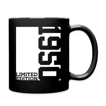 76E ANNIVERSAIRE ÉDITION LIMITÉE 1950 - Mug uni - noir - Droite