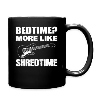 Lustiger Gitarrist Bandmitglied - Tasse einfarbig - Schwarz - Rechts