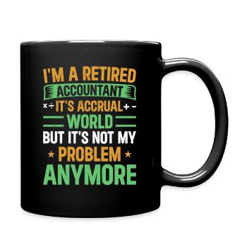 Buchhalter Ruhestand Beruf Buchhaltung Job - Tasse einfarbig - Schwarz - Rechts