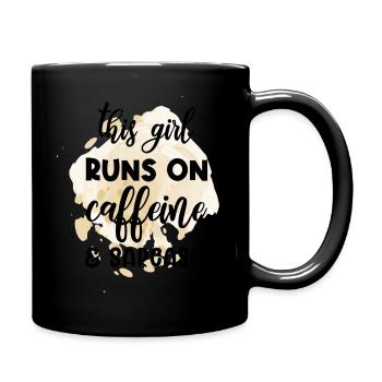 Funny Girl Quotes - Full Colour Mug - black - Right