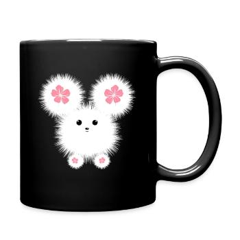 WHITE POMERANIAN DOG - Tasse einfarbig - Schwarz - Rechts