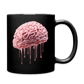 Melting Brain - Full Colour Mug - black - Right