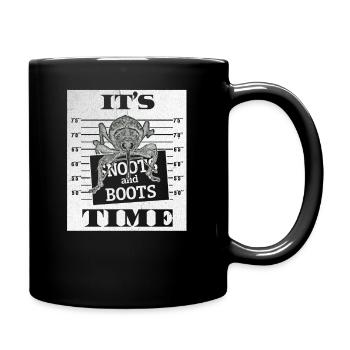 Its Weevil Time Mugshot Snoots and Boots - Tasse einfarbig - Schwarz - Rechts