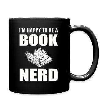 Buch Nerd Freiberuflicher Schreiber - Tasse einfarbig - Schwarz - Rechts